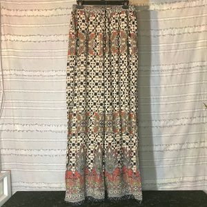 Umgee Size Large Boho Wide Leg Pants